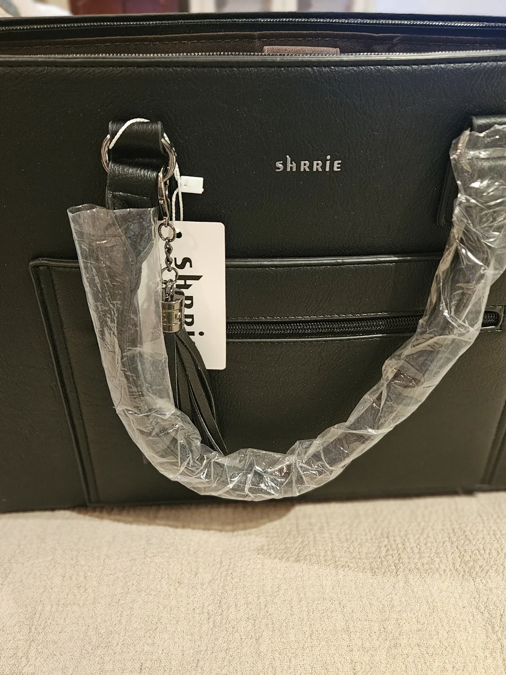 Brand New Multi-Color Zip Wallet Pouch - Black Exterior